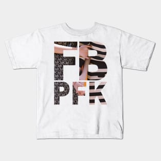 FBPFK with Magazine Photo Design Kids T-Shirt